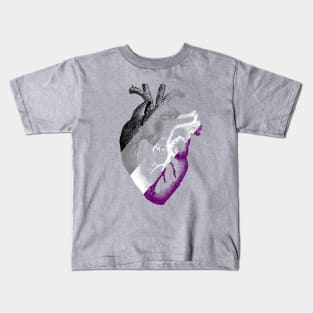 Asexual Heart Kids T-Shirt